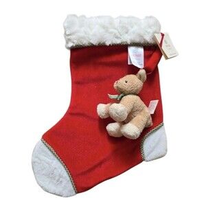 GUND Holiday Reindeer Musical Ornament Stocking Christmas Winter Cuddles NWT